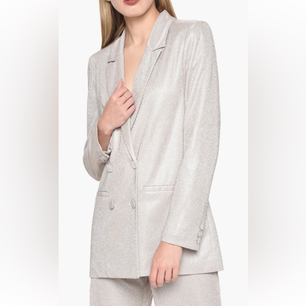 NWT WAYF silver suit size XS